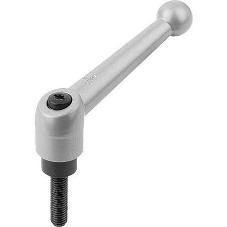 KIPP K0116.4A43X25 3/8-16, ZINC THREADED STUD ADJUSTABLE CL