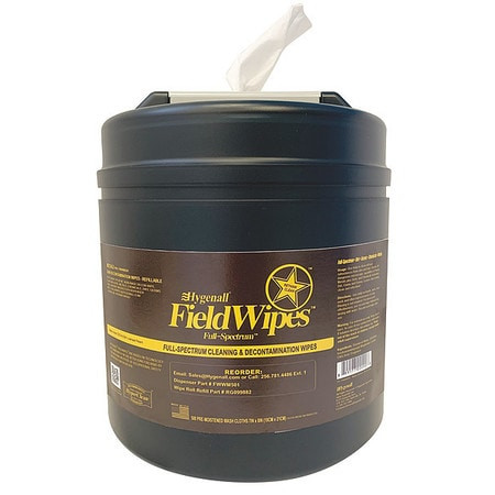 HYGENALL FWWM501 WETWIPEDISPENSER,MANUAL,BLACK,PK2