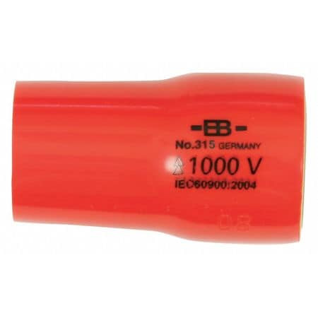 WIHA TOOLS 31508 INSULATED SOCKET 8MM 12 POINTS METRIC