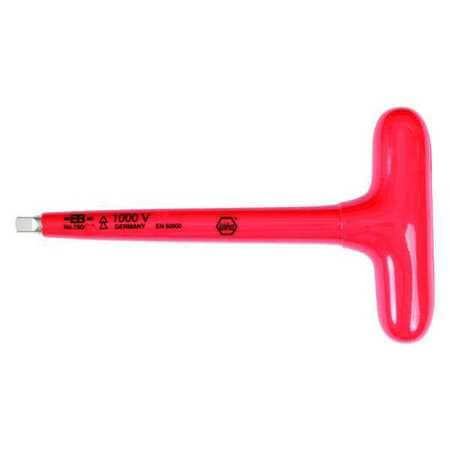WIHA TOOLS 29006 T-HANDLE DRIVER 1/4 DRIVE CHROME