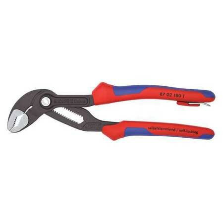 KNIPEX 87 02 180 T BKA TONGUE & GROOVE PLIERS; TYPE: PIPE WRENC