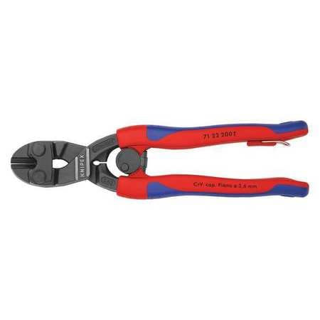 KNIPEX 71 22 200 T BKA 8.3" OAL 13/64" CAPACITY, BOLT CUTTER
