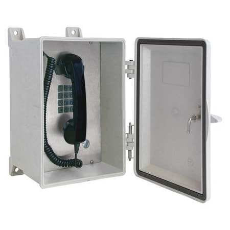 HUBBELL 354-001SK TELEPHONE ANALOG GRAY SURFACE MOUNT