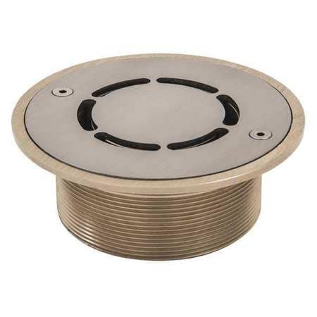 BESTCARE WHDG-5RD ROUND GRATE, NICKEL BRONZE, NO-HUB