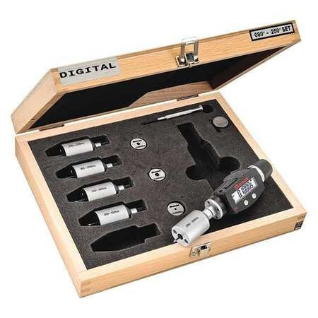 STARRETT S770BXTBZ MICROMETER SET- XT3 DIGITAL 0.080-0.25 W
