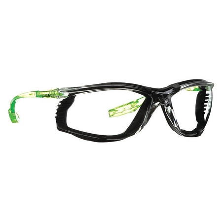 SOLUS SCCS01SGAF-GRN-F SAFETY GLASSES CLEAR FOAM LINED