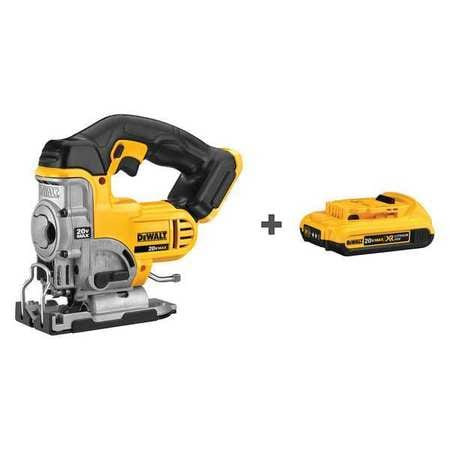 DEWALT TOOLS DCS331B/DCB203 CORDLESS JIG SAW 20VDC TOP HANDLE