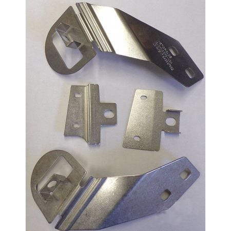SLICK LOCKS MET-DBL-FVK-SLIDE VEHICLE BRACKET KITS,SS,DOUBLE SLID DOOR