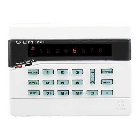 BUNN-O-MATIC CORP GEM-RP8 INTRUSION SYSTEM KEYPADS 5-7/8 W LCD