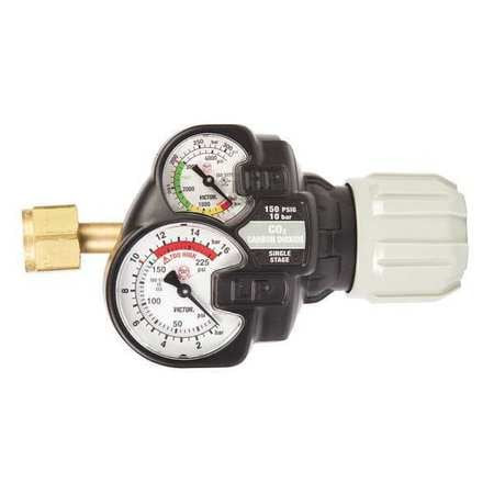 VICTOR 0781-3615 GAS REGULATOR BRASS 2-1/2 GAUGE SIZE