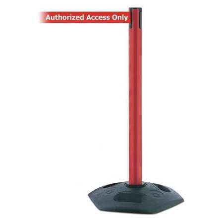 TENSABARRIER 886-21-STD-NO-RAX-C BARRIER POST PVC POST RED FINISH