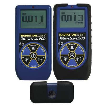 RADIATION ALERT MONITOR 200 RADIATION SURVEY METER LCD NIST