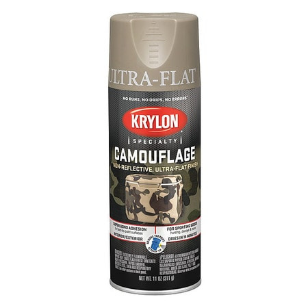 KRYLON PRODUCTS K04291777 J1454 SPRAY PAINT KHAKI ULTRA-FLAT
