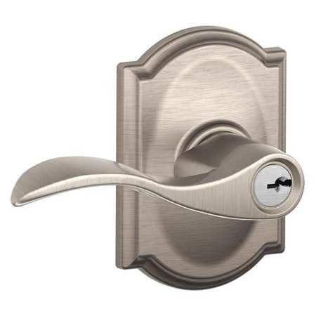 SCHLAGE F51A ACC 619 CAM LEVER LOCKSET MECHANICAL ENTRANCE GRD. 2