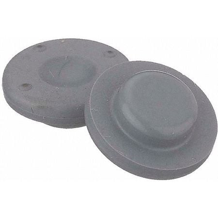 WHEATON INDUSTRIES INC. 224100-072 STRAIGHT PLUG STOPPER GRAY PK1000
