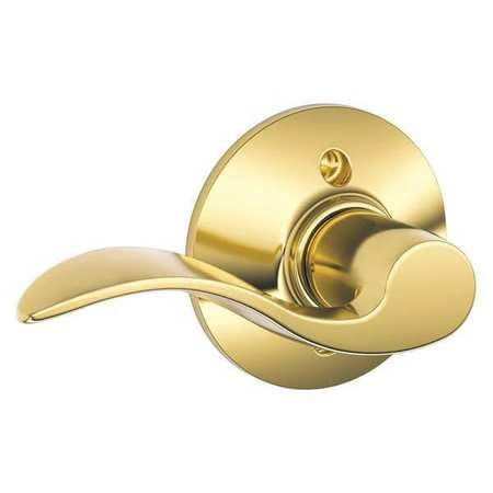 SCHLAGE F170 ACC 605 LH GRADE 2 SINGLE DUMMY, ACCENT LEVER, BRIG