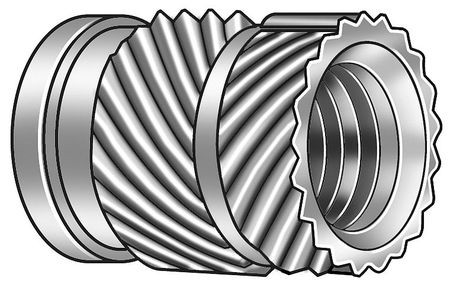 GRAINGER GLOBAL SOURCING 4KXY2 ULTRASONIC INSERT 8-32 PK1000