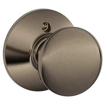 SCHLAGE F170 PLY 620 SINGLE DUMMY, PLYMOUTH KNOB, ANTIQUE NIC