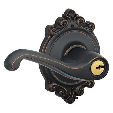 SCHLAGE F51A FLA 716 BRK LEVER LOCKSET MECHANICAL ENTRANCE GRD. 2