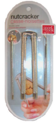BRADSHAW INTERNATIONAL 21085 CHROME NUTCRACKER WITH PICKS SET