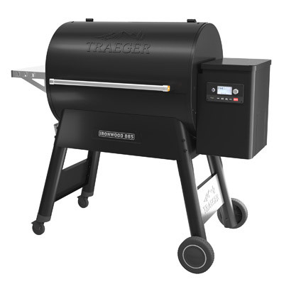 TRAEGER PELLET GRILLS, TFB89BLF IRONWOOD D2 PELLET GRILL, 885 SQ. IN.