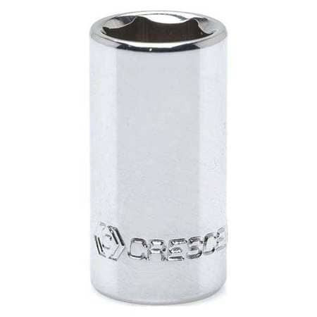 CRESCENT CDS20N SOCKET 1/4IN DRIVE 6PT STNDR METRIC 13MM