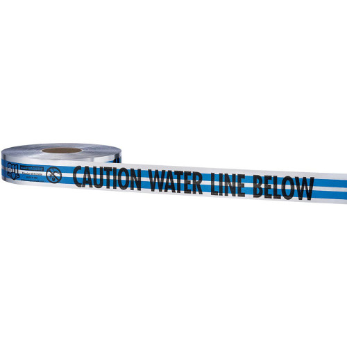EMPIRE LEVEL 31-022 3"X1000' BLUE MAGNATEC TAPE W/CAUTION W