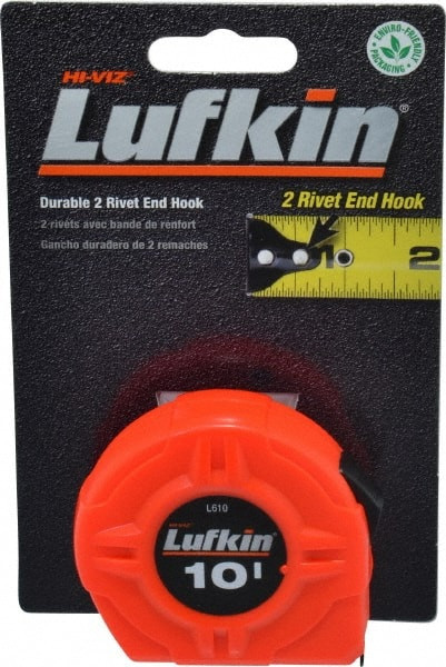 LUFKIN L610N RULE TAPE 10FTX1/2IN OR HI-VIZ
