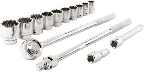 CRESCENT CTK14SAEN DRIVE MECHANICS TOOL SET,14PC,3/4 IN,SAE