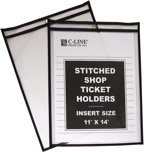 C-LINE PRODUCTS CLI46117 PACK OF 25 CLEAR STITCHED SHOP TICKET HO