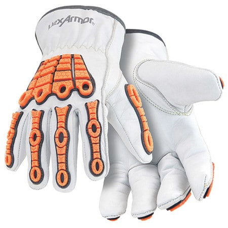 HEXARMOR 4060-XL (10) CHROME SLT LEATHER WITHIMPACT  SIZE XL