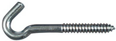 NATIONAL MANUFACTURING SALES CO. N220-830 SCREW HOOK, ZINC, 3/8 X 4-1/2-IN.