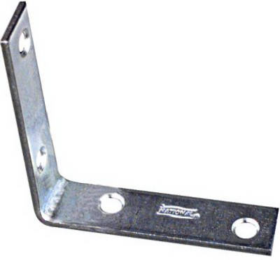 NATIONAL MANUFACTURING SALES CO. N266-395 CORNER IRON, ZINC, 3 X 3/4-IN.