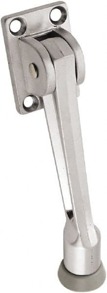 NATIONAL MANUFACTURING SALES CO. N273-557 DOORSTOP, KICK-DOWN, SATIN CHROME, 5-IN.