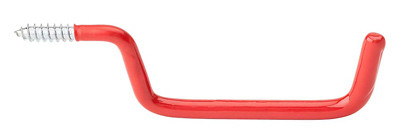 NATIONAL MANUFACTURING SALES CO. N271-010 LADDER HOOKS, RED VINYL COATED