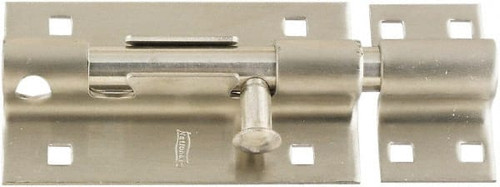 NATIONAL MANUFACTURING SALES CO. N342-477 DOOR BARREL BOLT, HEAVY-DUTY, STAINLESS 