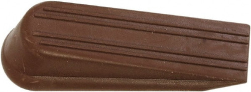 NATIONAL MANUFACTURING SALES CO. N225-987 DOORSTOP, WEDGE, BROWN, 2-PK.
