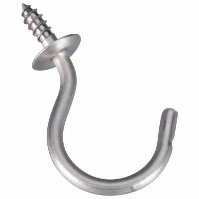 NATIONAL MANUFACTURING SALES CO. N348-458 CUP HOOK, STAINLESS STEEL, 1.5-IN.