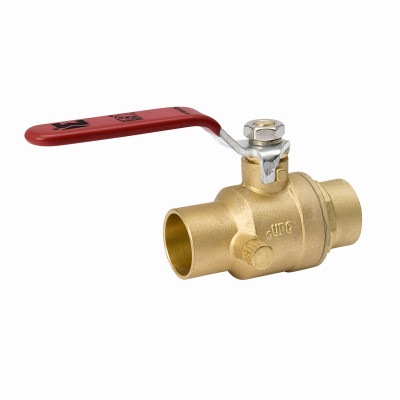 B&K 119-4-34-34 STOP & WASTE BALL VALVE, LEAD FREE, FORG