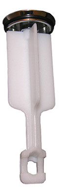 LARSEN SUPPLY CO., INC. 0-2053 POP UP STOPPER PLUNGER, CHROME/PLASTIC