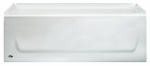 BOOTZ PLBG FIXTURES INC 011-3303-00 BATHTUB, LEFT-HAND, WHITE, 4.5-FT.