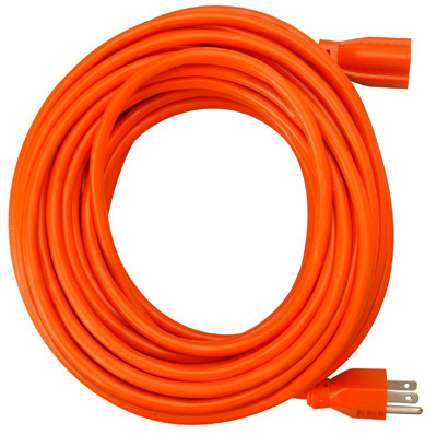 PT HO WAH GENTING 02307ME EXTENSION CORD, 16/3, ORANGE, 25-FT.