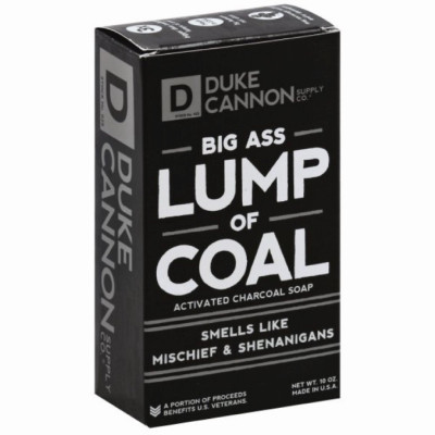 DUKE CANNON SUPPLY COMPANY 01HOLIDAYCOAL1 SOAP SHOWER LUMP OF COAL 10OZ