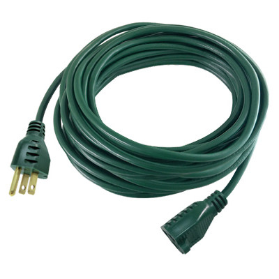 PT HO WAH GENTING 02356-05ME EXTENSION CORD, 16/3, GREEN VINYL, 40-FT