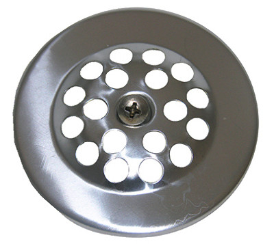 LARSEN SUPPLY CO., INC. 03-1361 BATHTUB DRAIN COVER WITH SCREW, CHROME