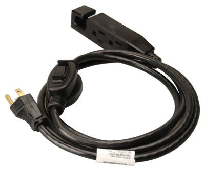 PT HO WAH GENTING 04005ME INDOOR EXTENSION CORD, 16/3 SJTW, BLACK,