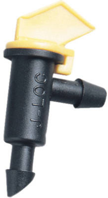 RAIN DRIP 124025B FLAG DRIPPER, 4 GPH, 25-PK.