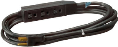 PT HO WAH GENTING 04002ME 12-FT. 16/3 SJTW  BLACK INDOOR EXTENSION