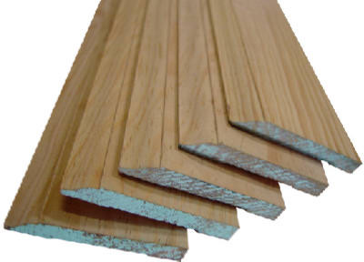 ALEXANDRIA MOULDING INC 0L633-20096C1 SOLID PINE MOULDING, COLONIAL BASE, 7/16