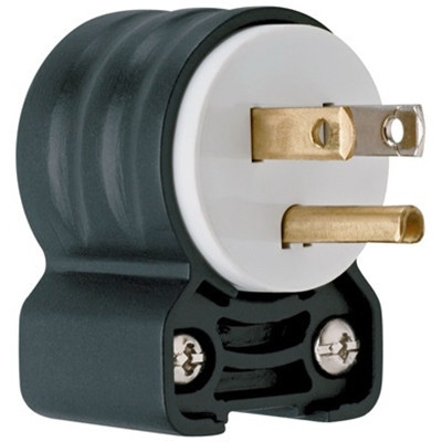PASS & SEYMOUR PS5266SSANCCV4 PASS & SEYMOUR BLADE ANGLE PLUG, 125-VOL